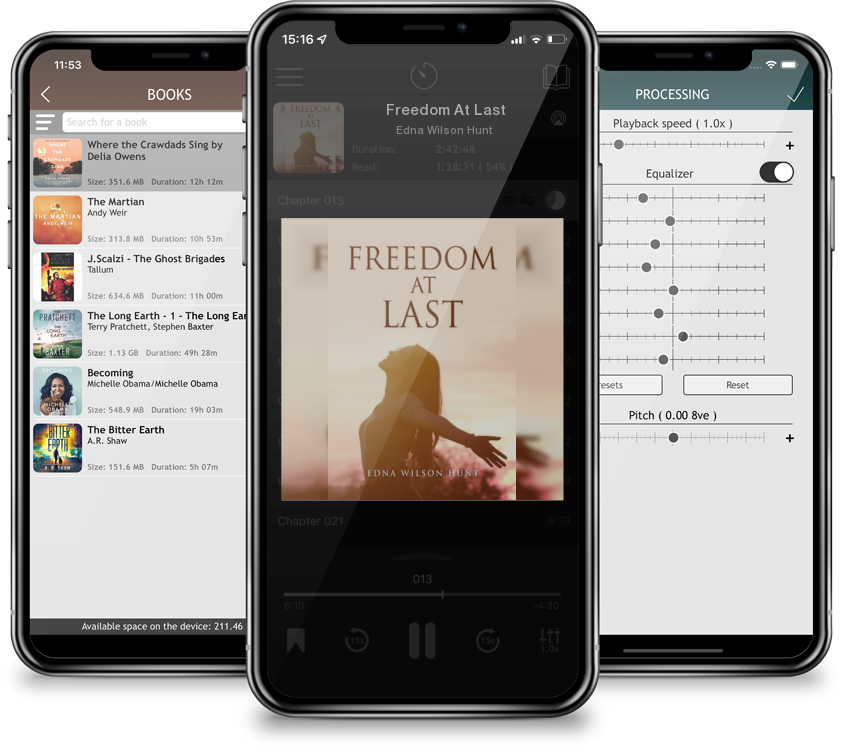 Audiobook Freedom At Last by Edna Wilson Hunt