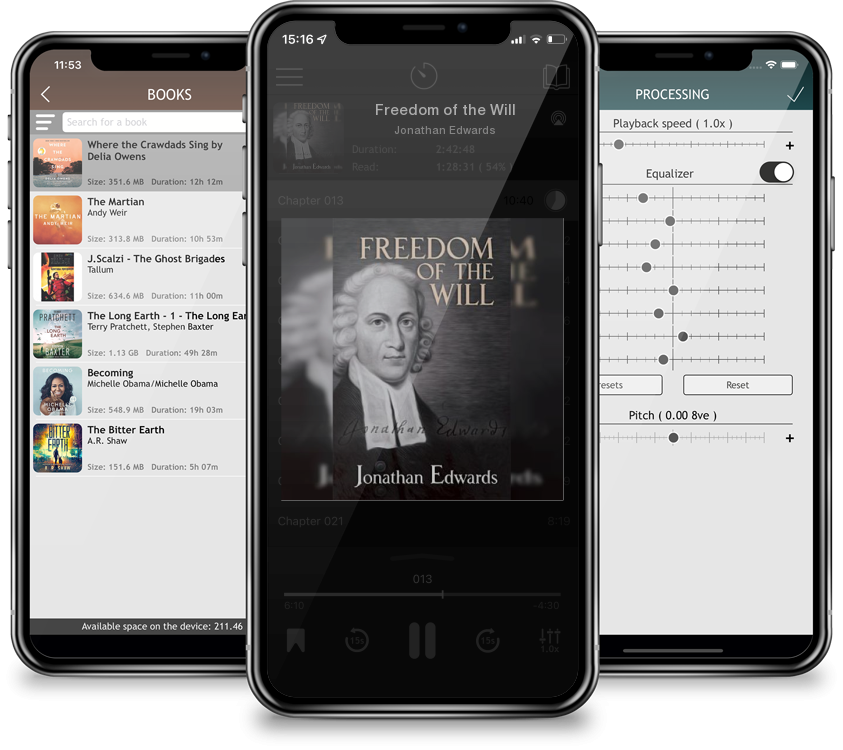 Listen Freedom of the Will by Jonathan Edwards in MP3 Audiobook Player for free