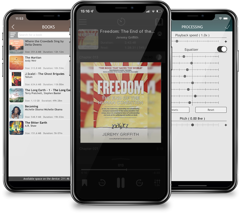 Audiobook Freedom: The End of the Human Condition by Jeremy Griffith
