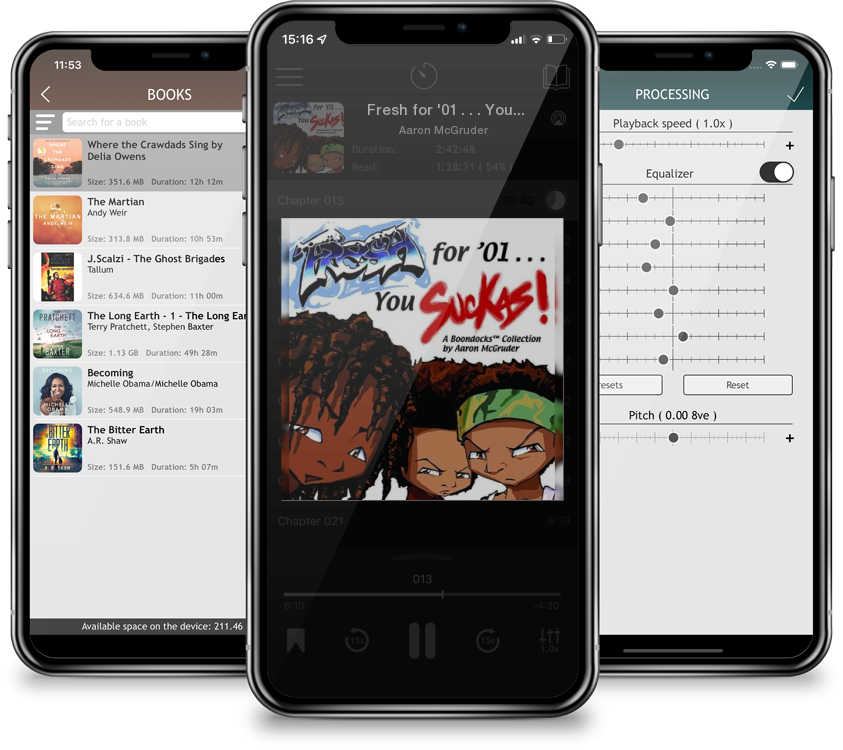 Audiobook Fresh for \'01 . . . You Suckas (Boondocks) by Aaron McGruder