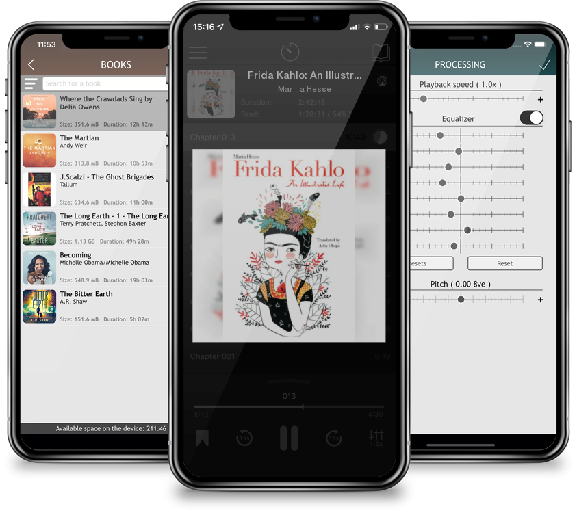 Audiobook Frida Kahlo: An Illustrated Life by María Hesse