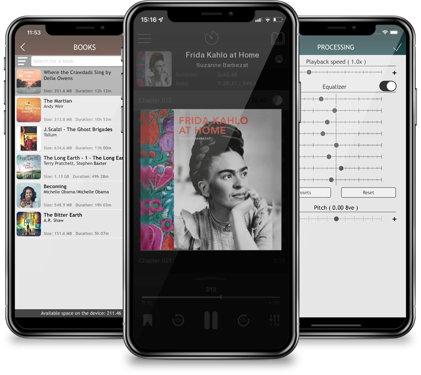 Audiobook Frida Kahlo at Home by Suzanne Barbezat