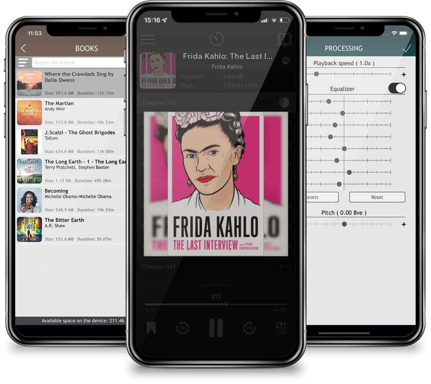 Listen Frida Kahlo: The Last Interview: and Other Conversations (The Last Interview Series) by Frida Kahlo in MP3 Audiobook Player for free