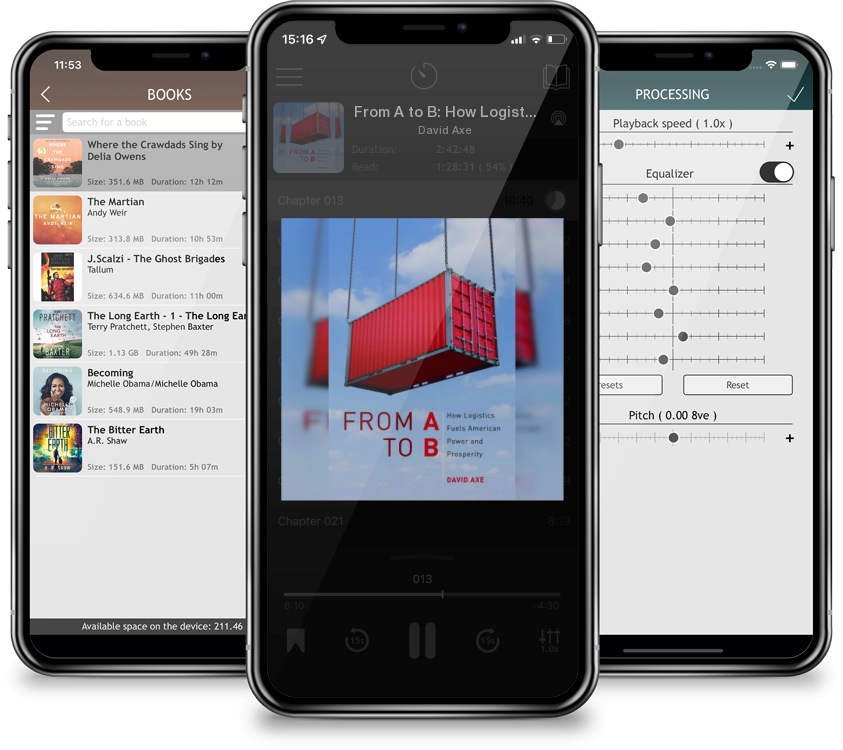 Audiobook From A to B: How Logistics Fuels American Power and Prosperity by David Axe