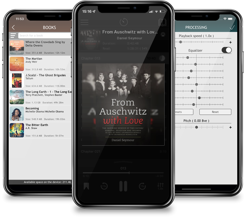 Audiobook From Auschwitz with Love: The Inspiring Memoir of Two Sisters\' Survival, Devotion and Triumph as told by Manci Grunberger Beran & Ruth Grunberge by Daniel Seymour