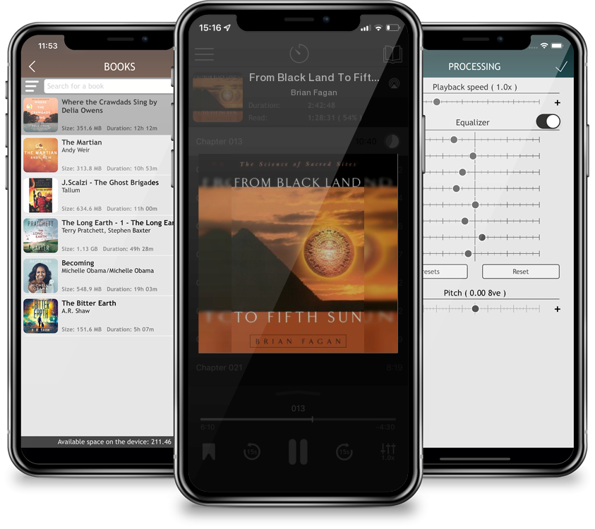 Audiobook From Black Land To Fifth Sun: The Science Of Sacred Sites by Brian Fagan