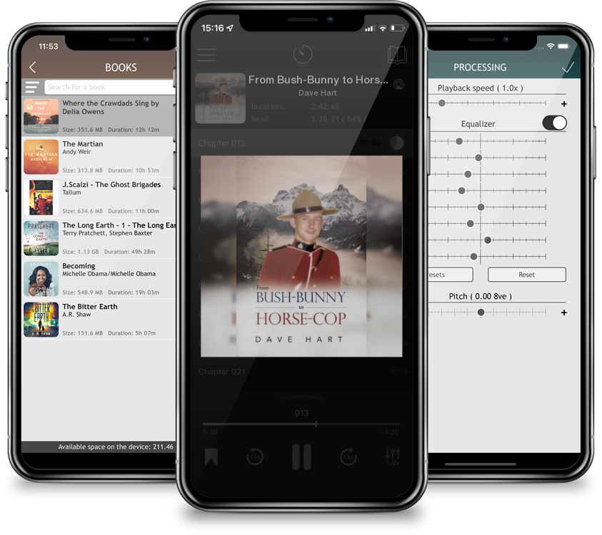 Audiobook From Bush-Bunny to Horse-Cop by Dave Hart