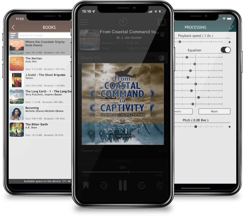 Audiobook From Coastal Command to Captivity: The Memoir of a Second World War Airman by W. J. Jim Hunter