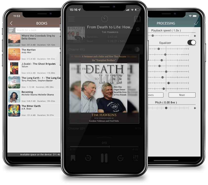 Audiobook From Death to Life: How One Organ Donor Saved the Lives of Two Friends by Tim Hawkins