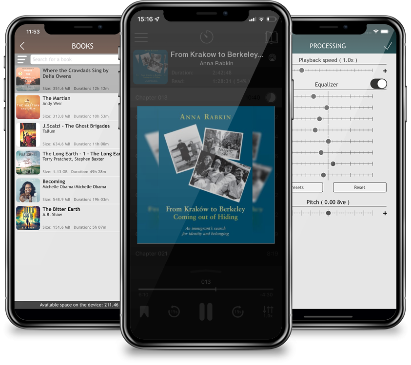 Audiobook From Krakow to Berkeley: Coming out of Hiding: An immigrant\'s search for identity and belonging by Anna Rabkin
