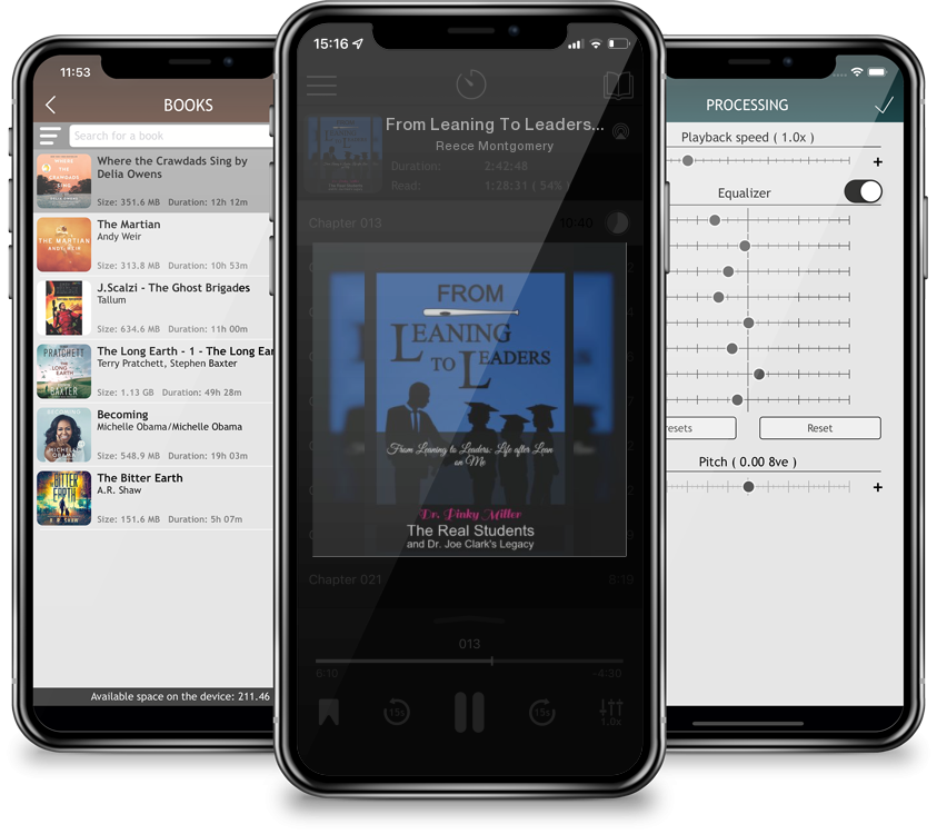 Audiobook From Leaning To Leaders: Life After Lean on Me: The Real Students and Dr. Joe Clark\'s Legacy by Reece Montgomery