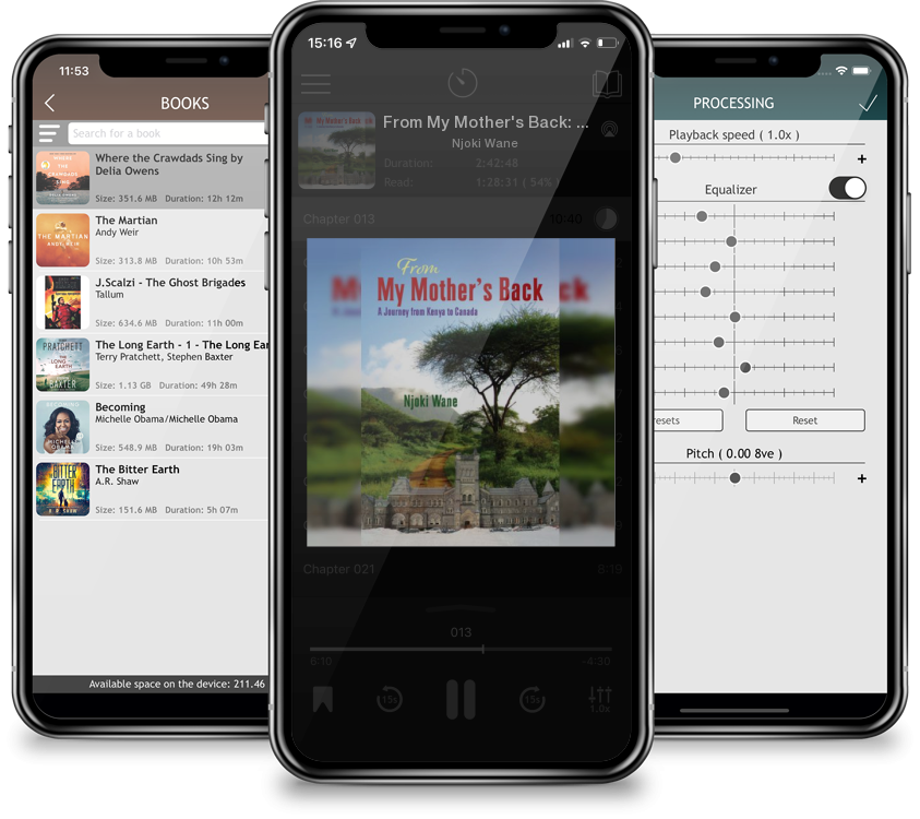 Audiobook From My Mother\'s Back: A Journey from Kenya to Canada by Njoki Wane