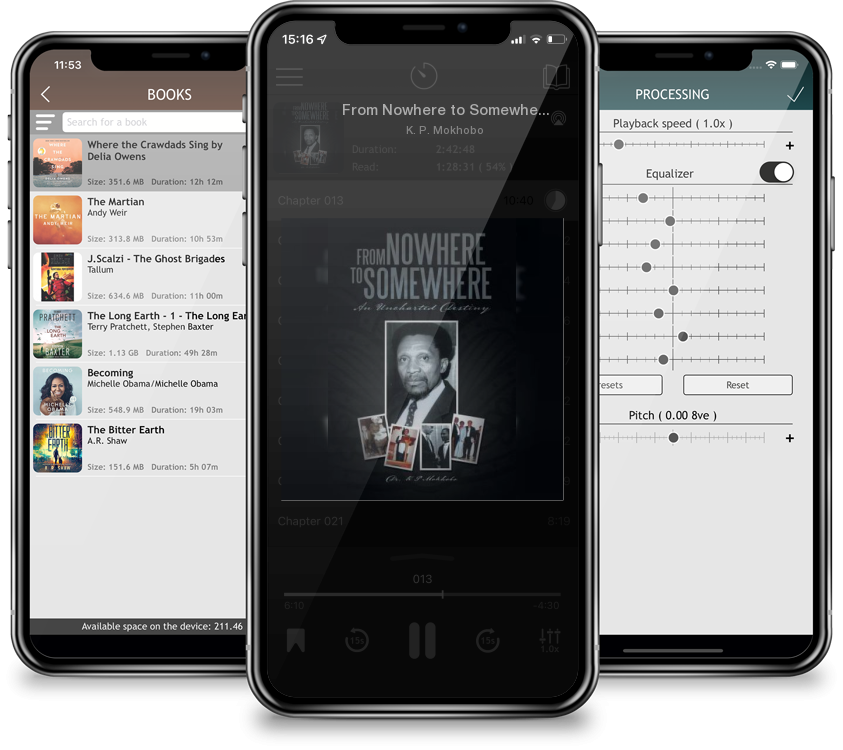 Audiobook From Nowhere to Somewhere: An Uncharted Destiny by K. P. Mokhobo