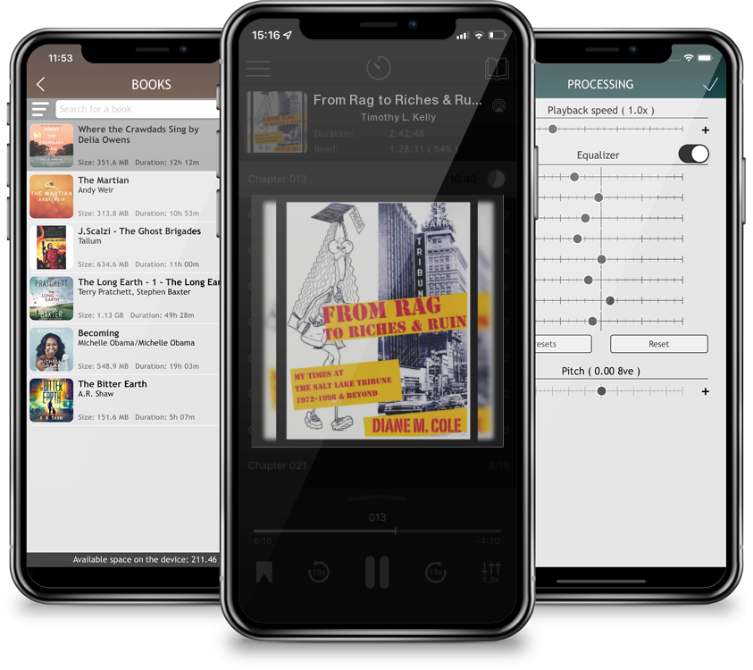 Audiobook From Rag to Riches & Ruin: My Times at The Salt Lake Tribune, 1972-1998 & Beyond by Timothy L. Kelly