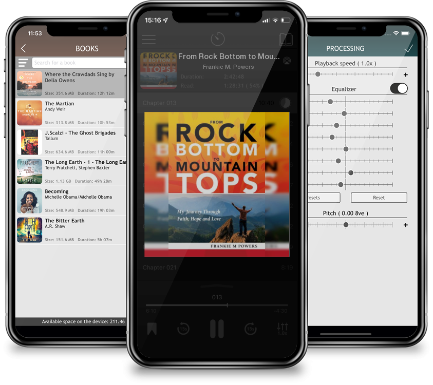 Audiobook From Rock Bottom to Mountain Tops by Frankie M. Powers