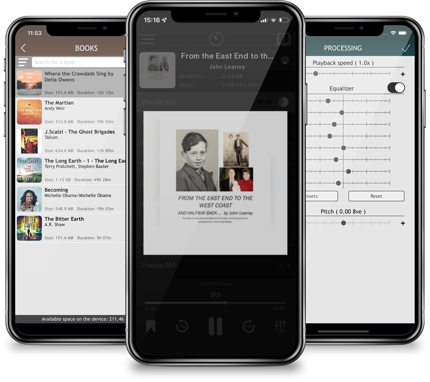 Audiobook From the East End to the West Coast and Halfway Back: The story of a boy from the East End of London and his journey to a successful life in the Unite by John Leaney