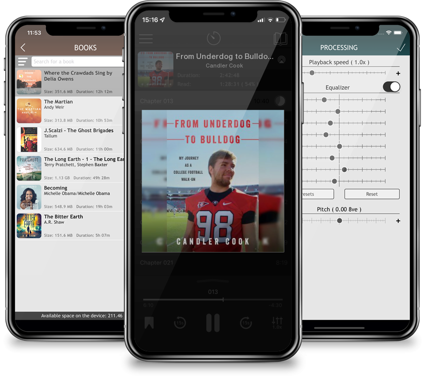 Audiobook From Underdog to Bulldog: My Journey as a College Football Walk-On by Candler Cook