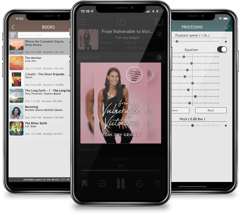 Audiobook From Vulnerable to Victorious: Turning Your Chronic Illness Into Your Victory Story by Tori Joy Geiger