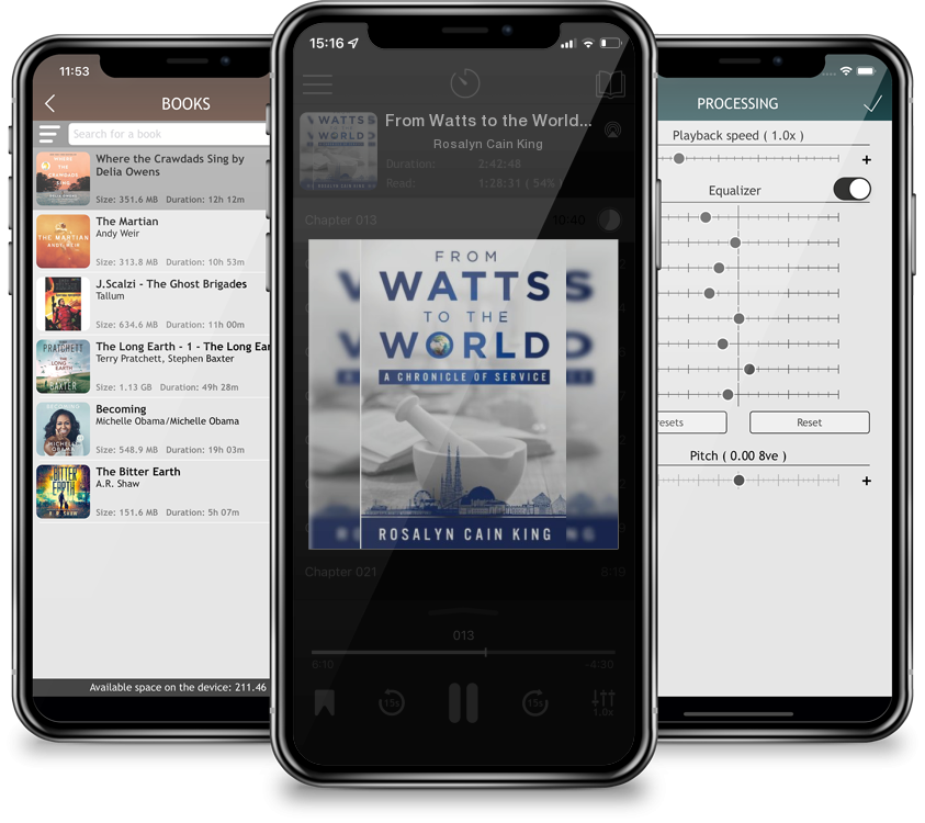 Listen From Watts to the World: A Chronicle of Service by Rosalyn Cain King in MP3 Audiobook Player for free