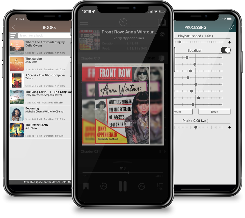Audiobook Front Row: Anna Wintour: What Lies Beneath the Chic Exterior of Vogue\'s Editor in Chief by Jerry Oppenheimer