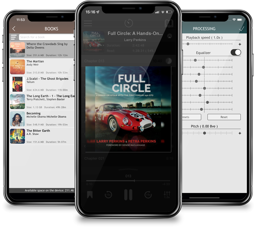 Audiobook Full Circle: A Hands-On Affair with the First Ferrari 250 GTO by Larry Perkins