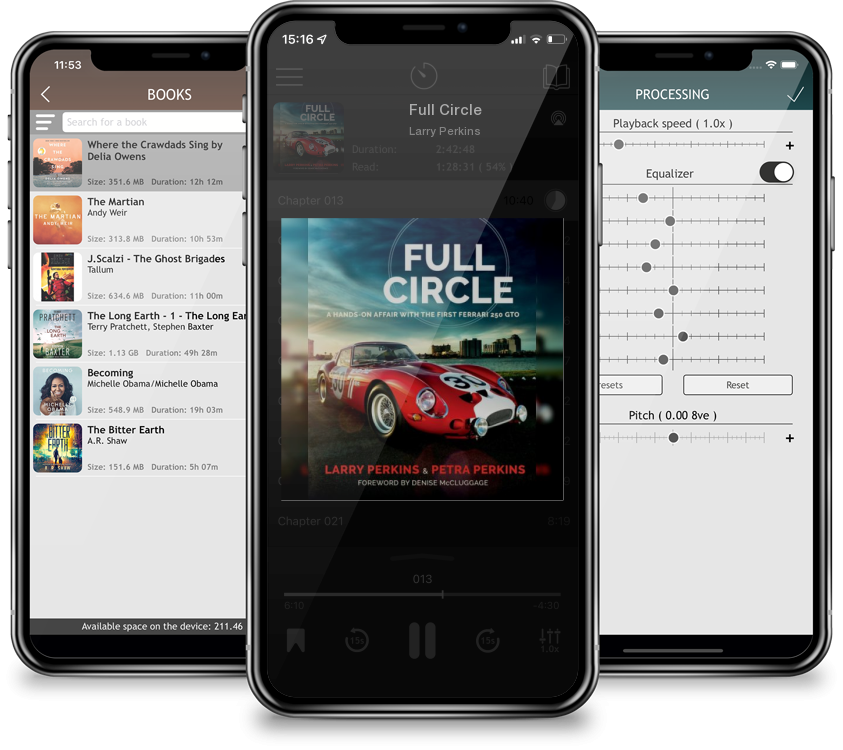 Audiobook Full Circle by Larry Perkins