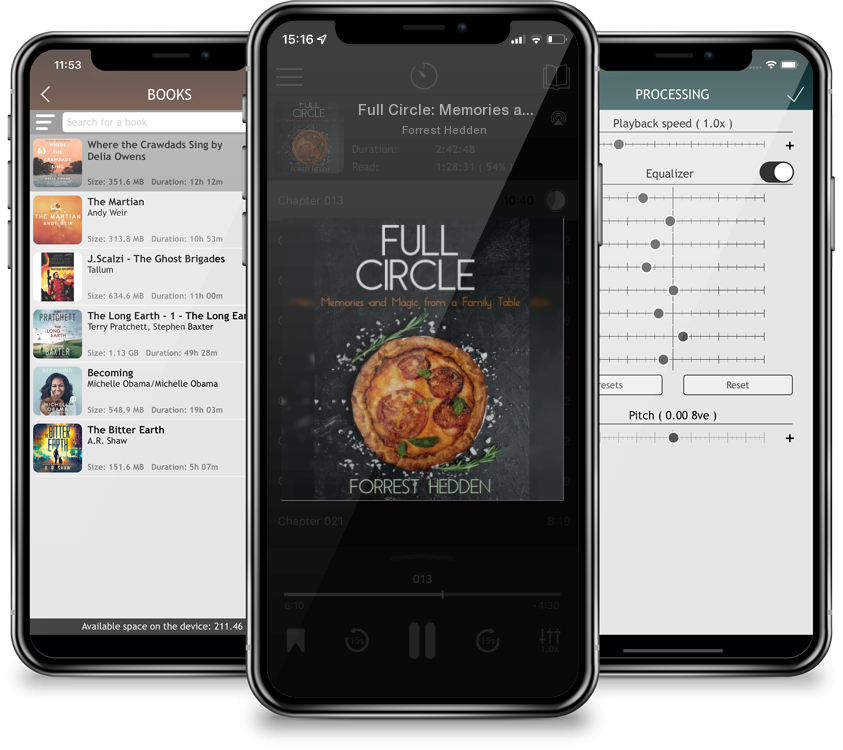 Audiobook Full Circle: Memories and Magic from a Family Table by Forrest Hedden
