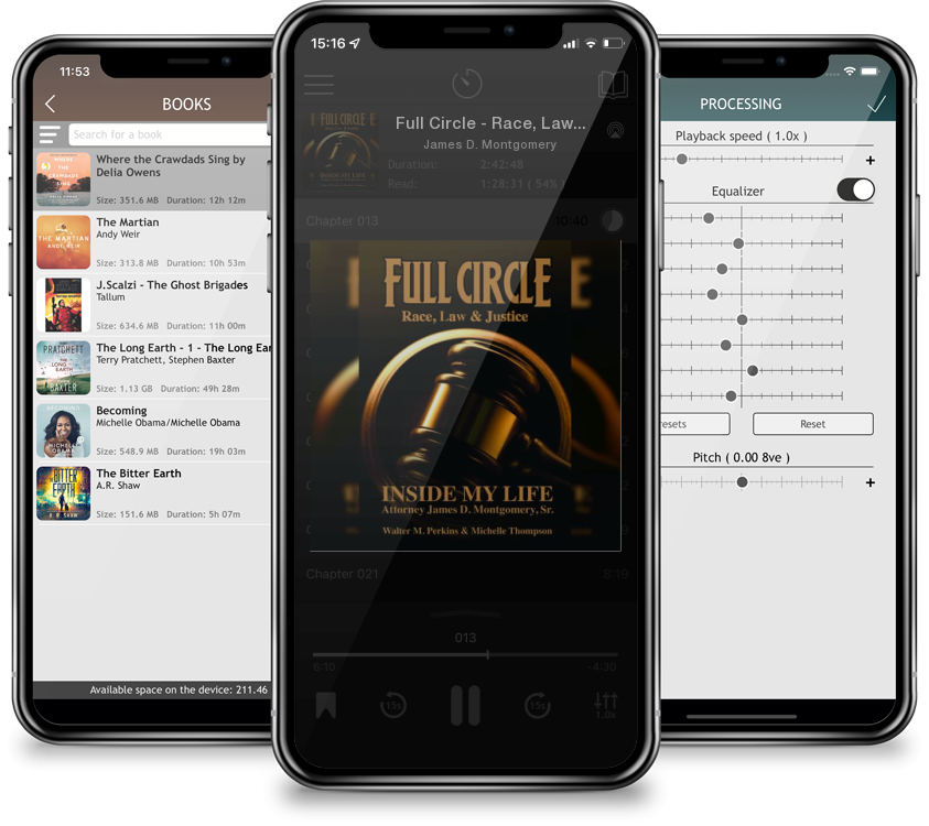Audiobook Full Circle - Race, Law & Justice: Inside My Life: Attorney James D. Montgomery, Sr. by James D. Montgomery