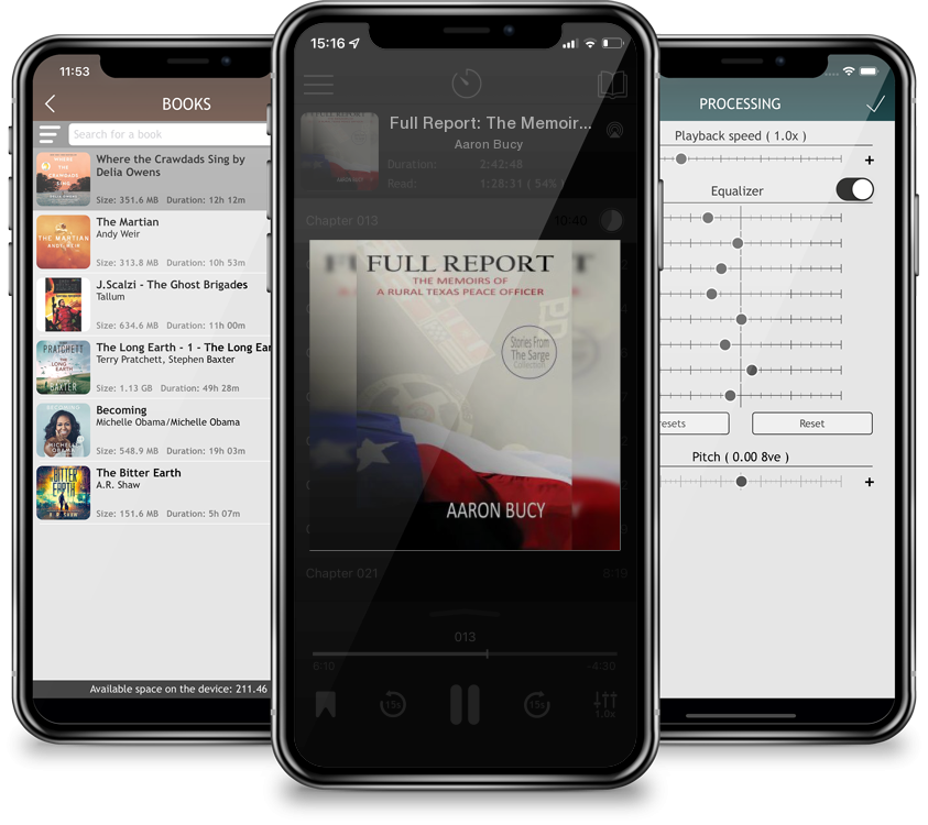 Audiobook Full Report: The Memoirs of a Rural Texas Peace Officer by Aaron Bucy