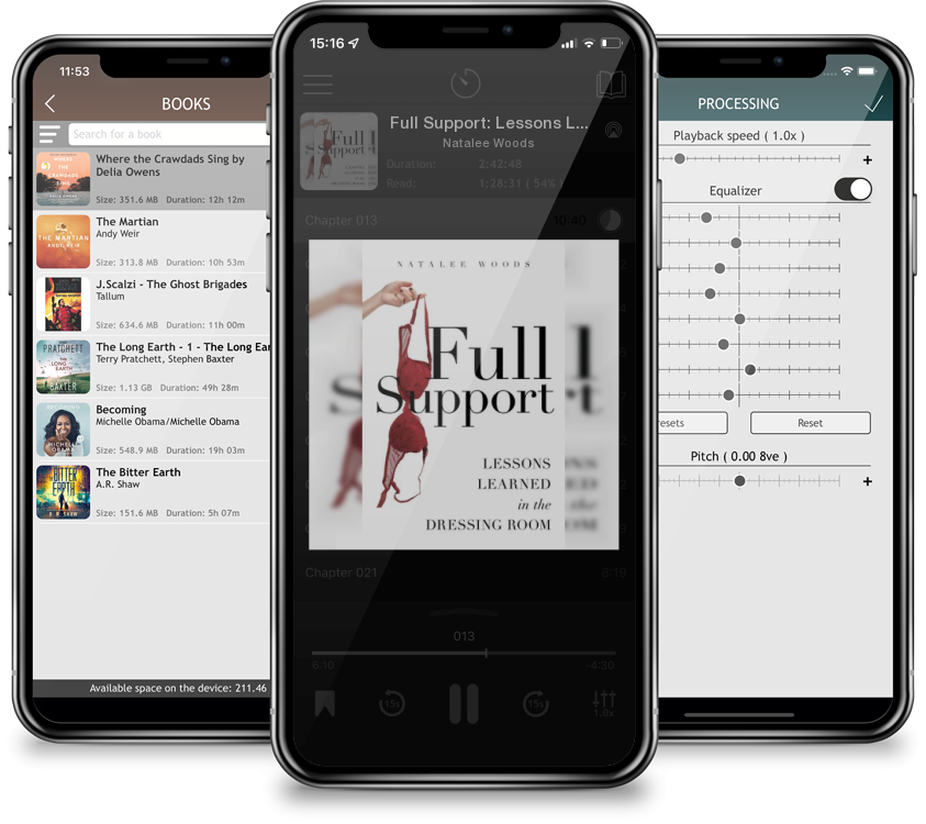 Audiobook Full Support: Lessons Learned in the Dressing Room by Natalee Woods