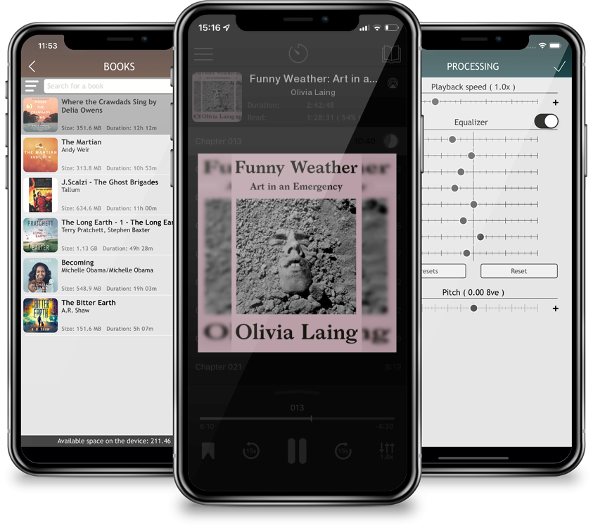 Audiobook Funny Weather: Art in an Emergency by Olivia Laing