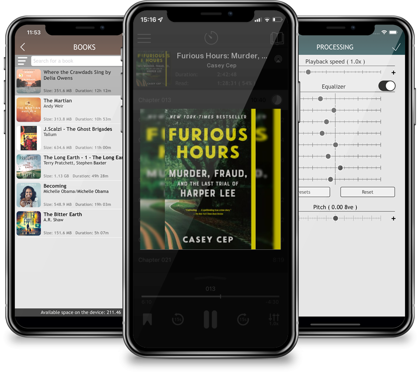 Audiobook Furious Hours: Murder, Fraud, and the Last Trial of Harper Lee by Casey Cep