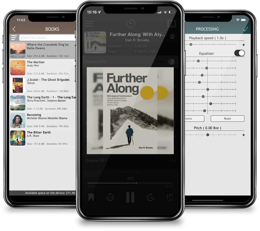Audiobook Further Along: With Atypical Parkinsonism by Dan R. Brooks