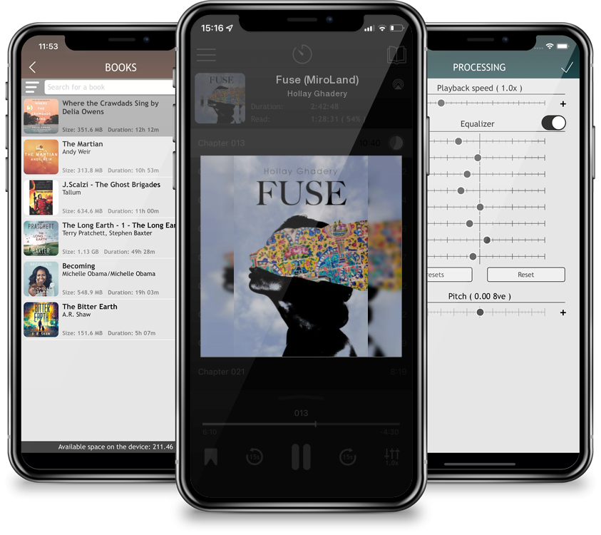 Audiobook Fuse (MiroLand) by Hollay Ghadery