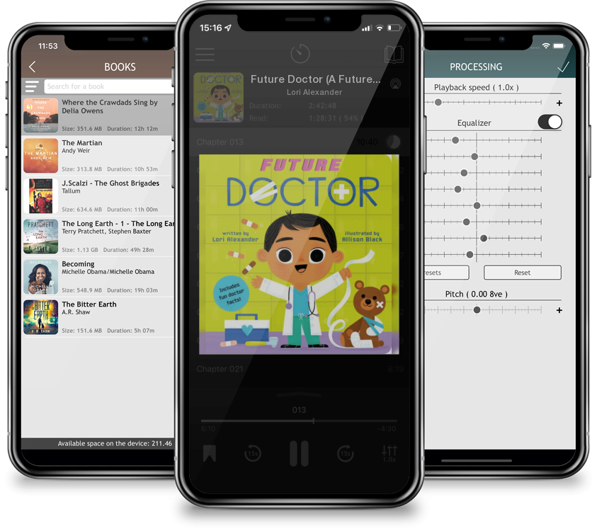 Listen Future Doctor (A Future Baby Book) (Board book) by Lori Alexander in MP3 Audiobook Player for free
