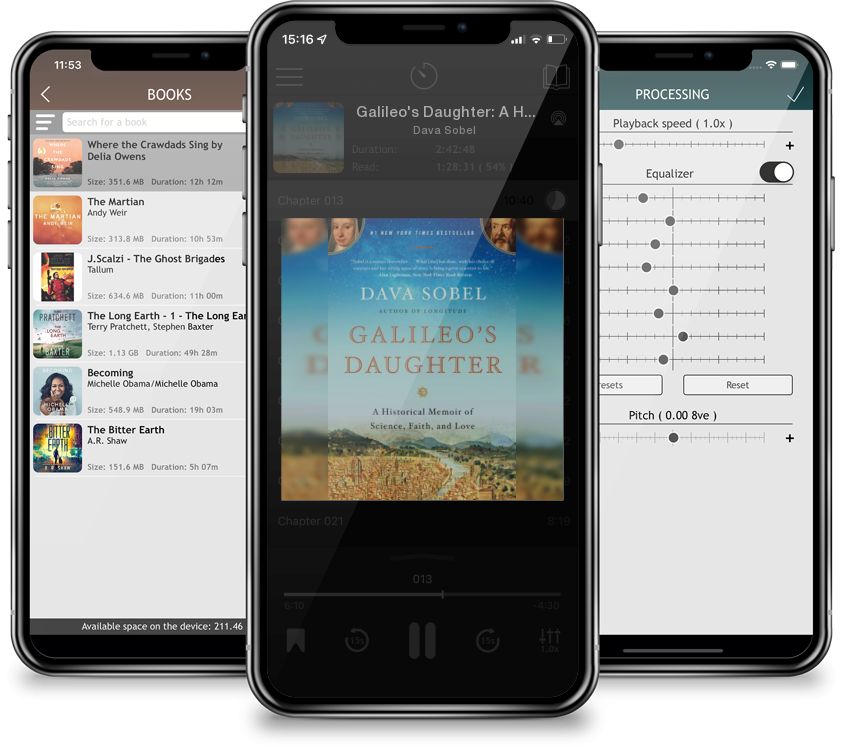 Audiobook Galileo\'s Daughter: A Historical Memoir of Science, Faith, and Love by Dava Sobel