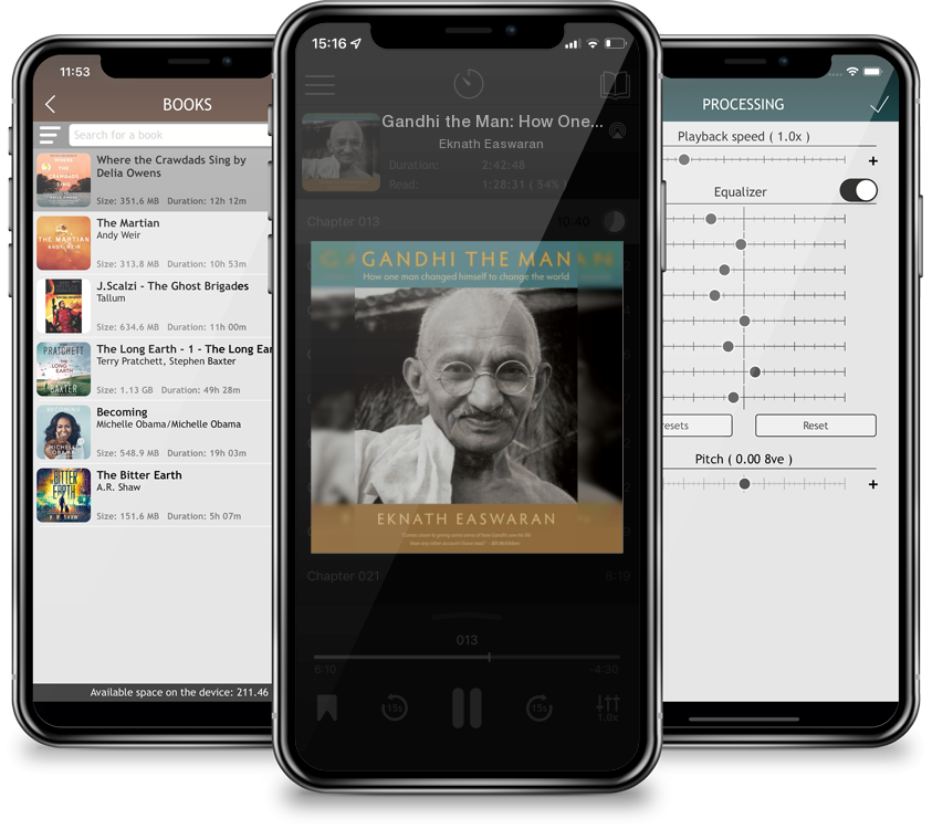 Audiobook Gandhi the Man: How One Man Changed Himself to Change the World by Eknath Easwaran