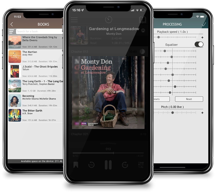 Audiobook Gardening at Longmeadow by Monty Don