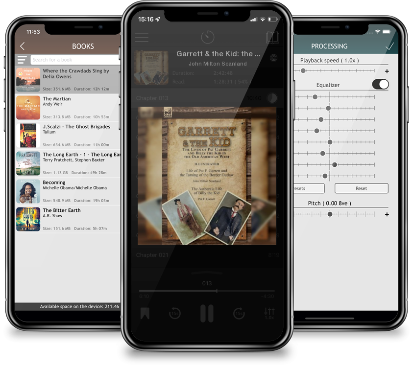 Audiobook Garrett & the Kid: the Lives of Pat Garrett and Billy the Kid in the Old American West: Life of Pat F. Garrett and the Taming of the Bord by John Milton Scanland