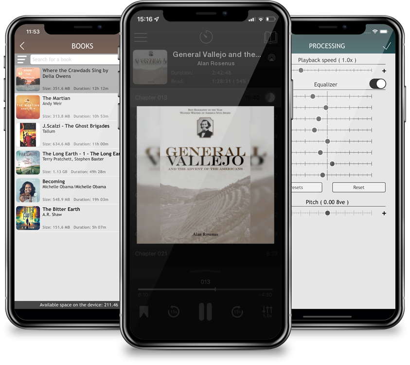 Audiobook General Vallejo and the Advent of the Americans by Alan Rosenus