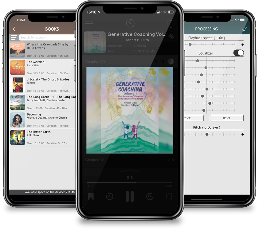 Audiobook Generative Coaching Volume 1: The Journey of Creative and Sustainable Change by Robert B. Dilts