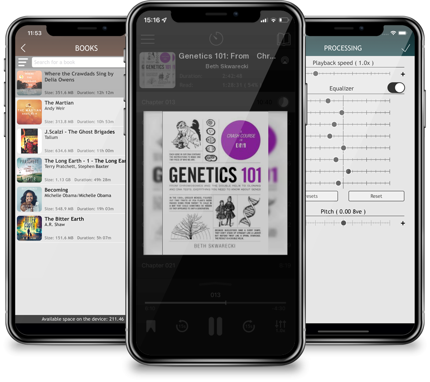 Audiobook Genetics 101: From Chromosomes and the Double Helix to Cloning and DNA Tests, Everything You Need to Know about Genes (Adams 101) by Beth Skwarecki