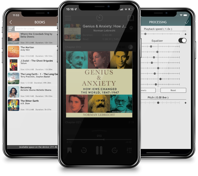 Audiobook Genius & Anxiety: How Jews Changed the World, 1847-1947 (Compact Disc) by Norman Lebrecht