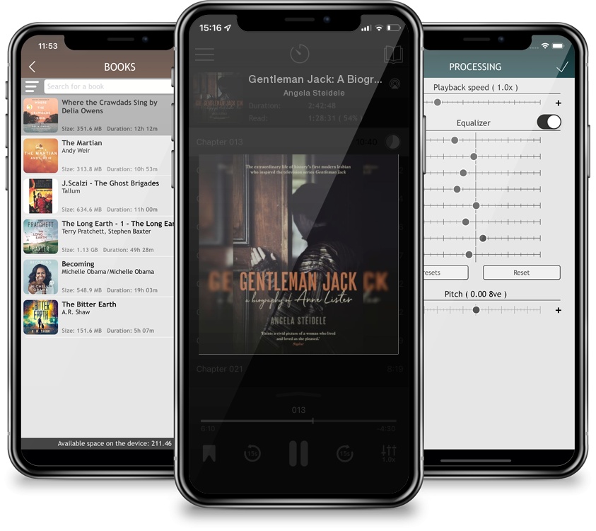 Audiobook Gentleman Jack: A Biography of Anne Lister, Regency Landowner, Seducer and Secret Diarist by Angela Steidele