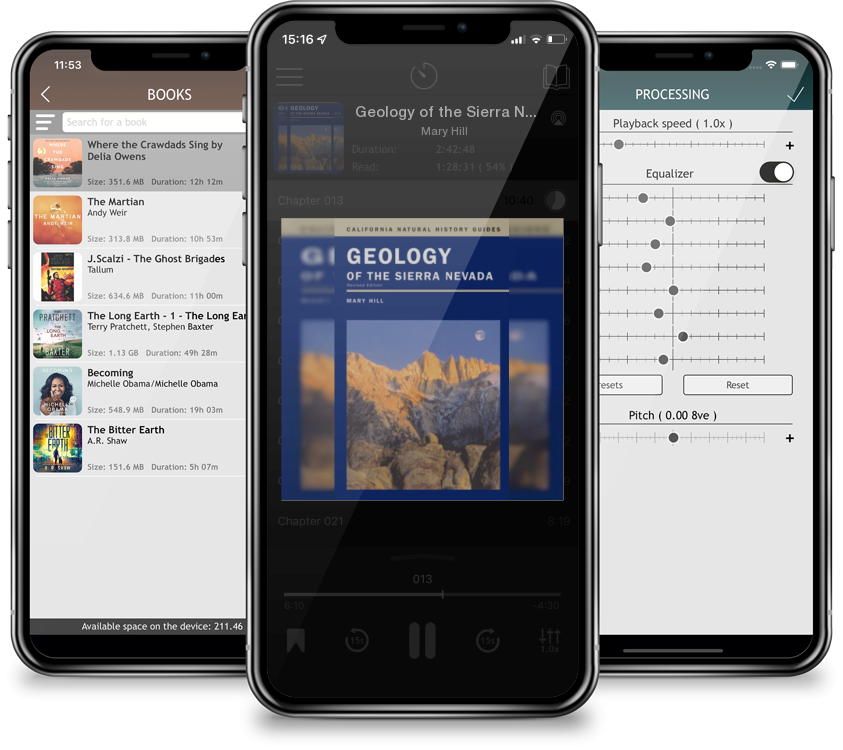 Audiobook Geology of the Sierra Nevada (California Natural History Guides #80) by Mary Hill