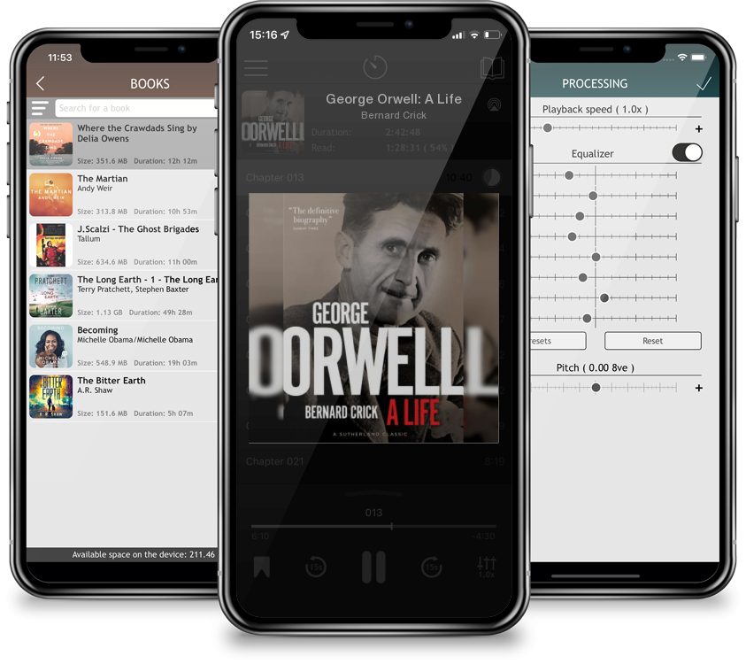 Listen George Orwell: A Life by Bernard Crick in MP3 Audiobook Player for free