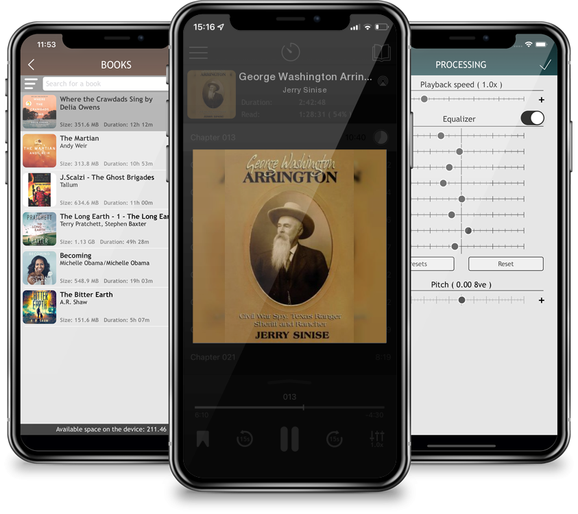 Audiobook George Washington Arrington: Civil War Spy, Texas Ranger, Sheriff, and Rancher: A Biography by Jerry Sinise