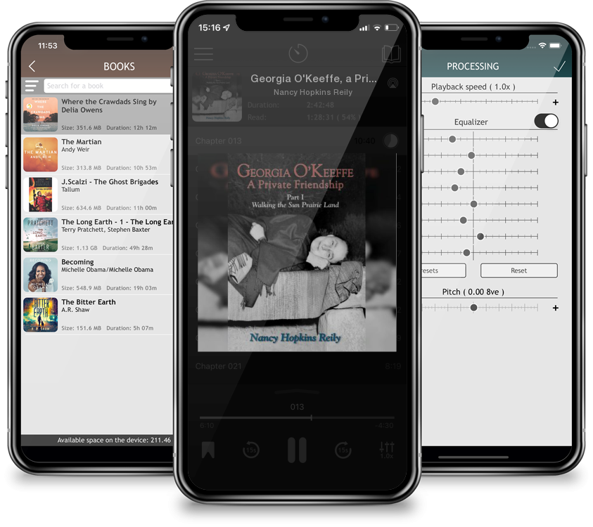 Audiobook Georgia O\'Keeffe, a Private Friendship, Part I by Nancy Hopkins Reily