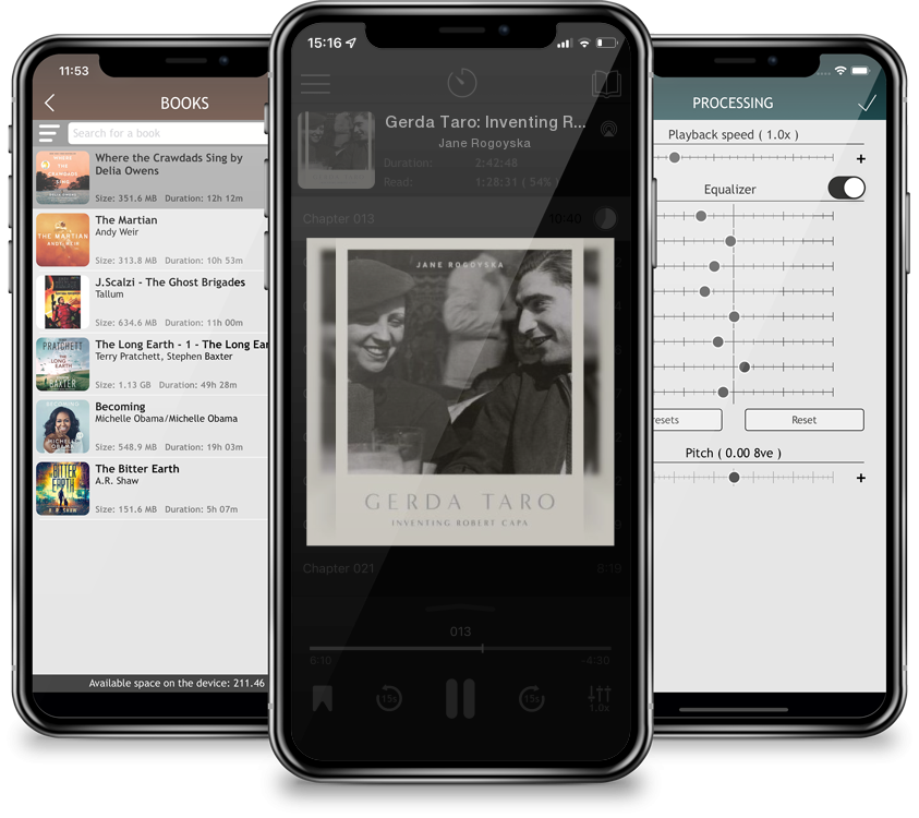 Audiobook Gerda Taro: Inventing Robert Capa by Jane Rogoyska