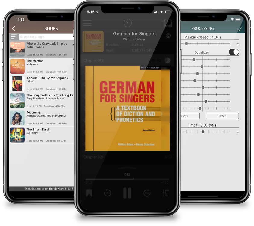 Audiobook German for Singers by William Odom